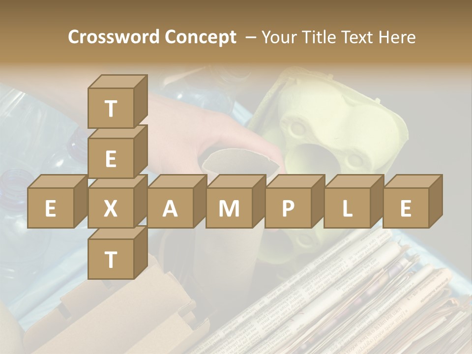 Package Recycling Recycle PowerPoint Template