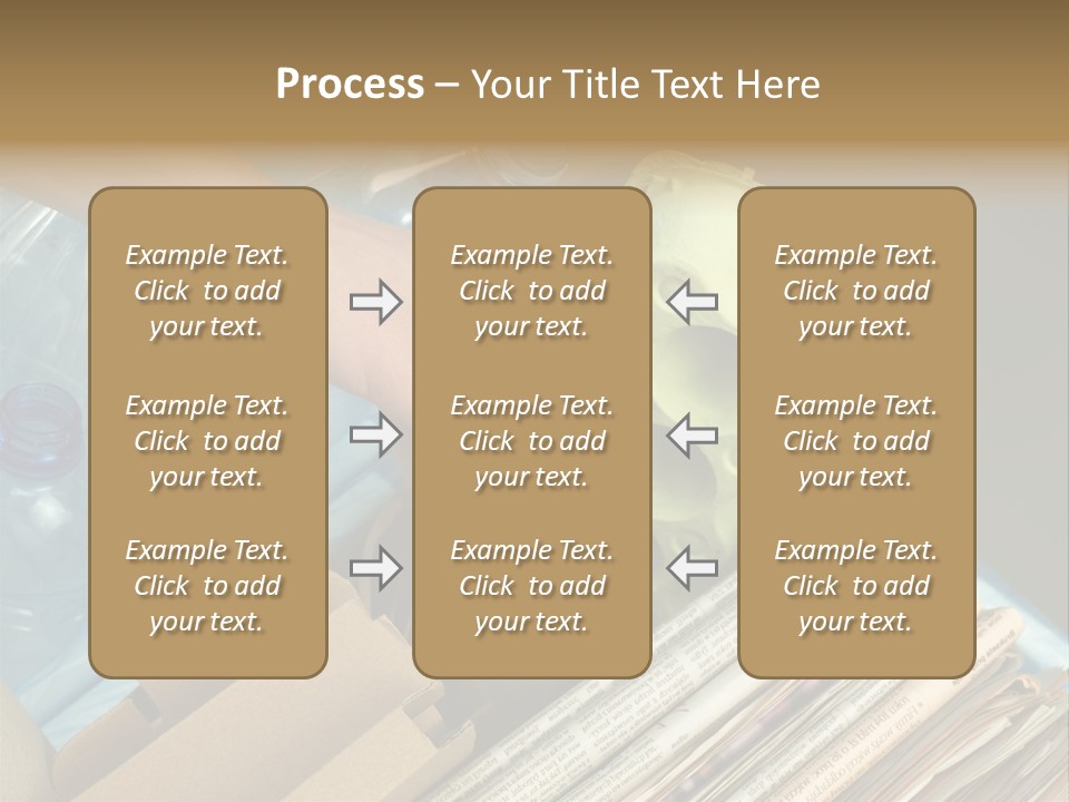 Package Recycling Recycle PowerPoint Template