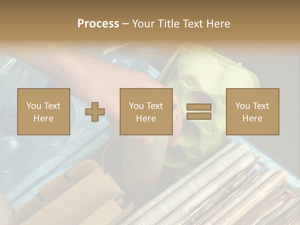 Package Recycling Recycle PowerPoint Template