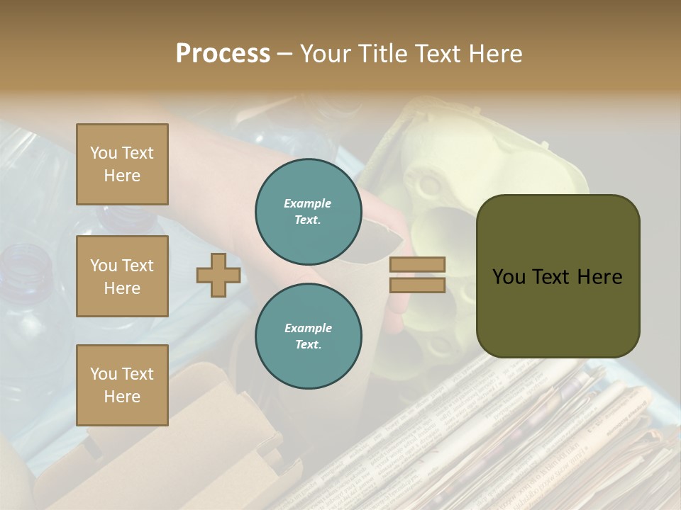Package Recycling Recycle PowerPoint Template
