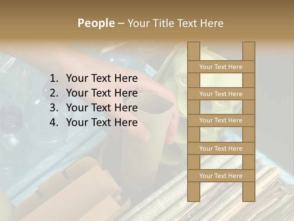 Package Recycling Recycle PowerPoint Template