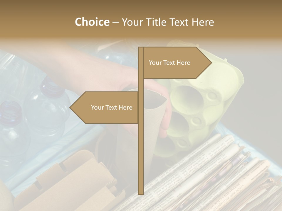 Package Recycling Recycle PowerPoint Template