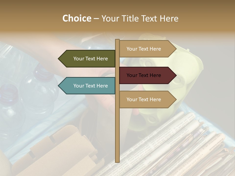 Package Recycling Recycle PowerPoint Template