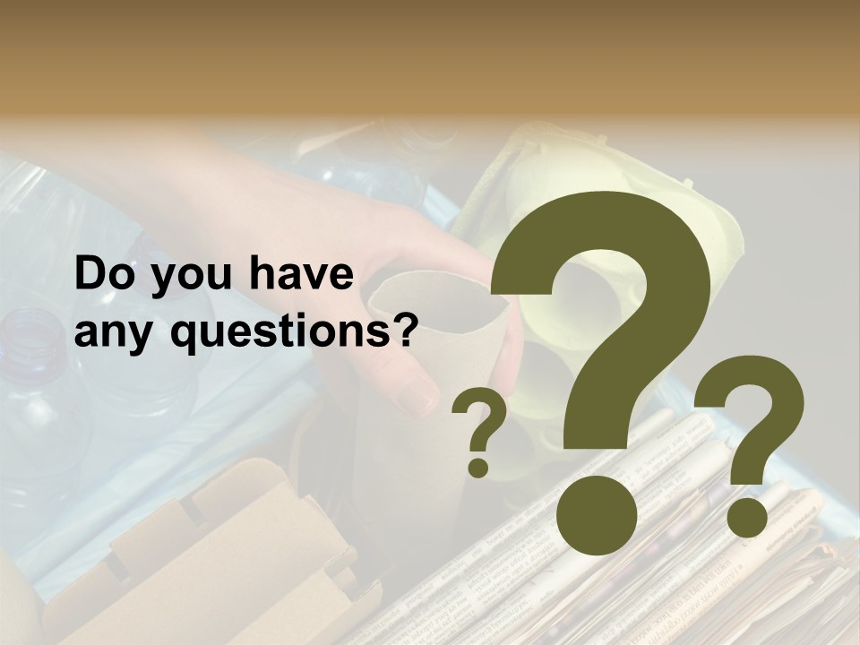 Package Recycling Recycle PowerPoint Template