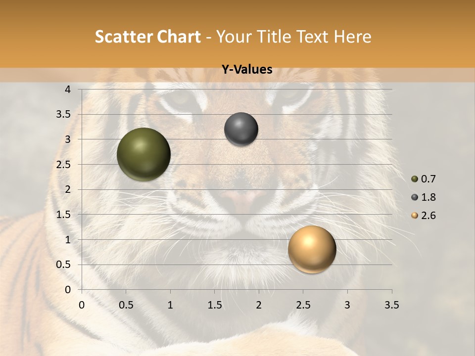 Jungle Wildcat Orange PowerPoint Template