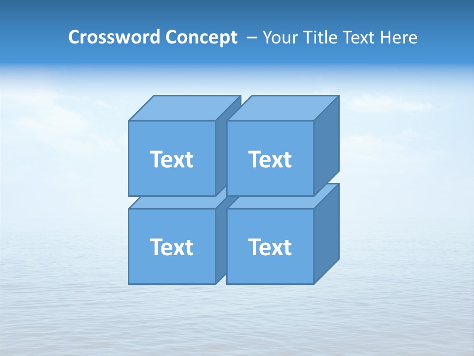 Deep Surface Dream PowerPoint Template