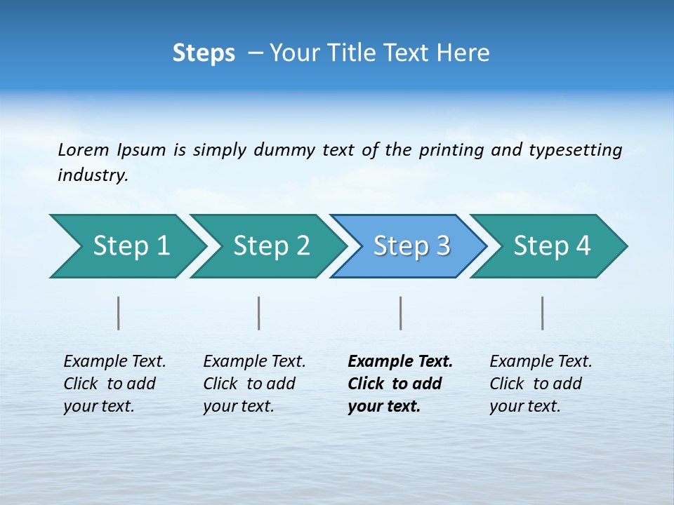 Deep Surface Dream PowerPoint Template