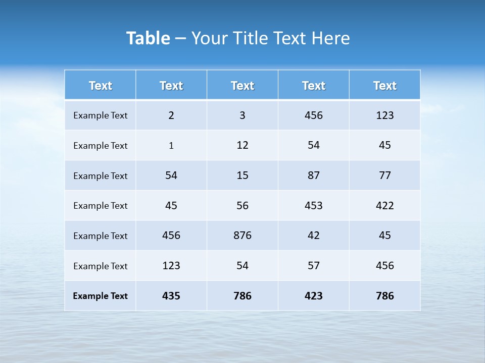 Deep Surface Dream PowerPoint Template