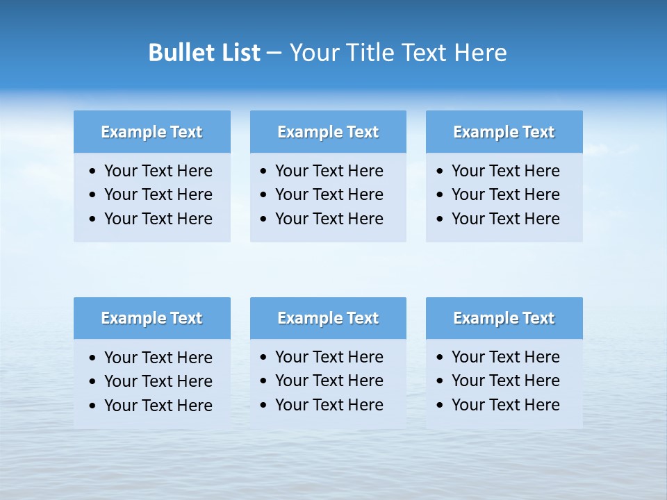 Deep Surface Dream PowerPoint Template