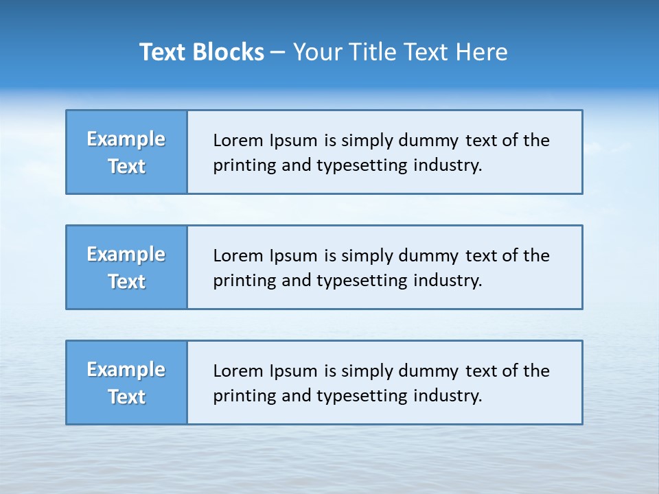 Deep Surface Dream PowerPoint Template