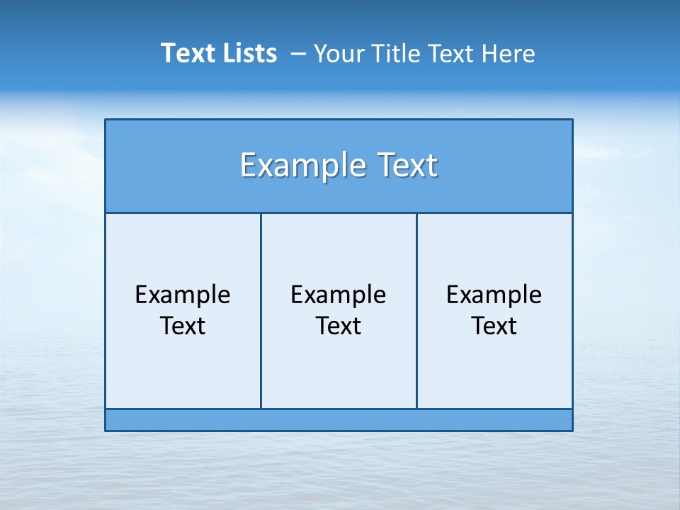 Deep Surface Dream PowerPoint Template