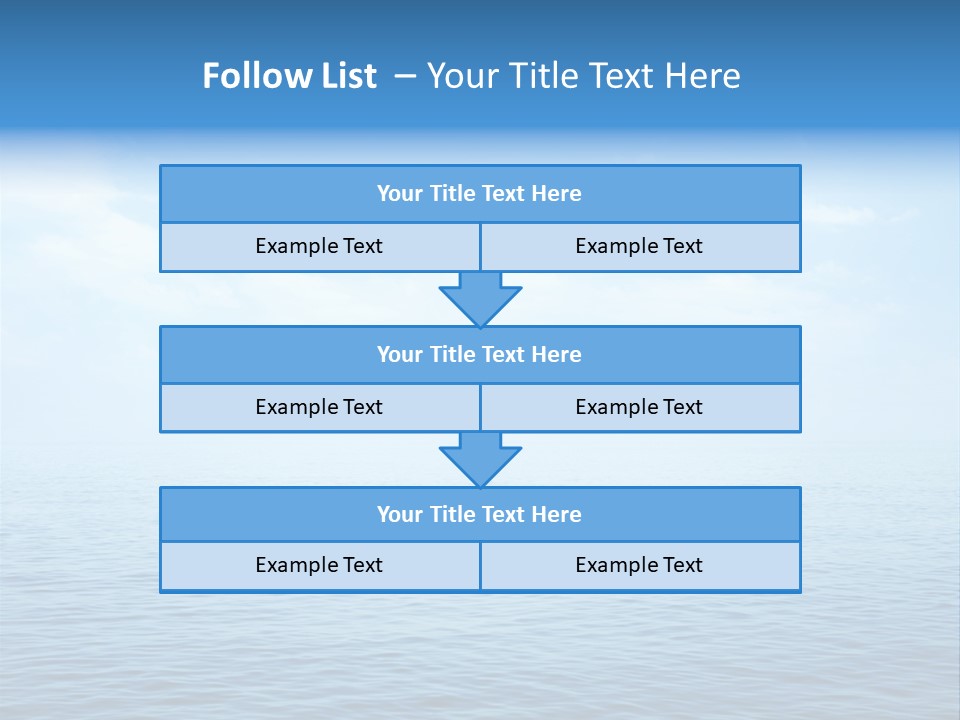 Deep Surface Dream PowerPoint Template
