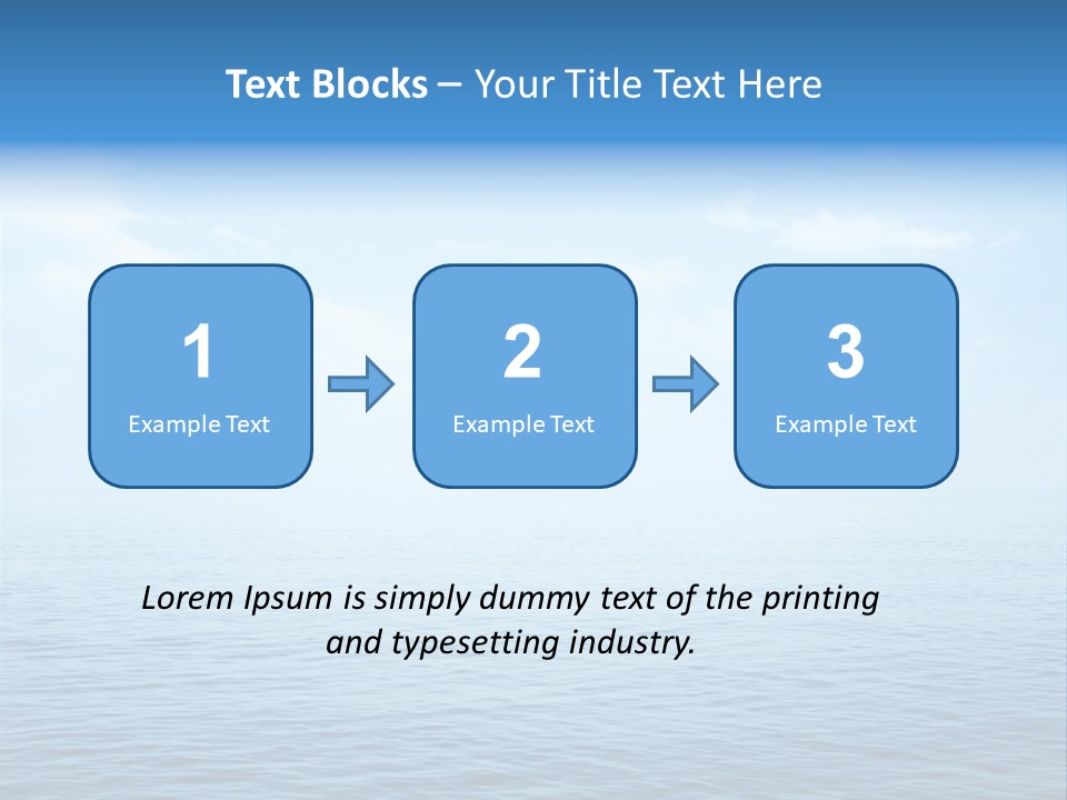 Deep Surface Dream PowerPoint Template