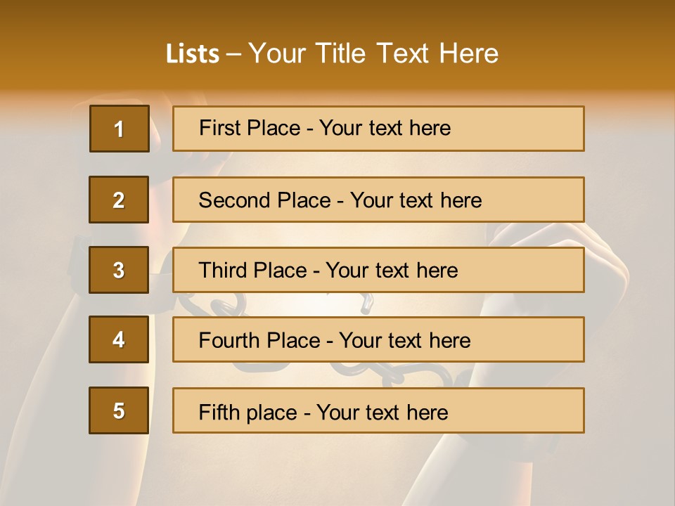 Power Body White PowerPoint Template
