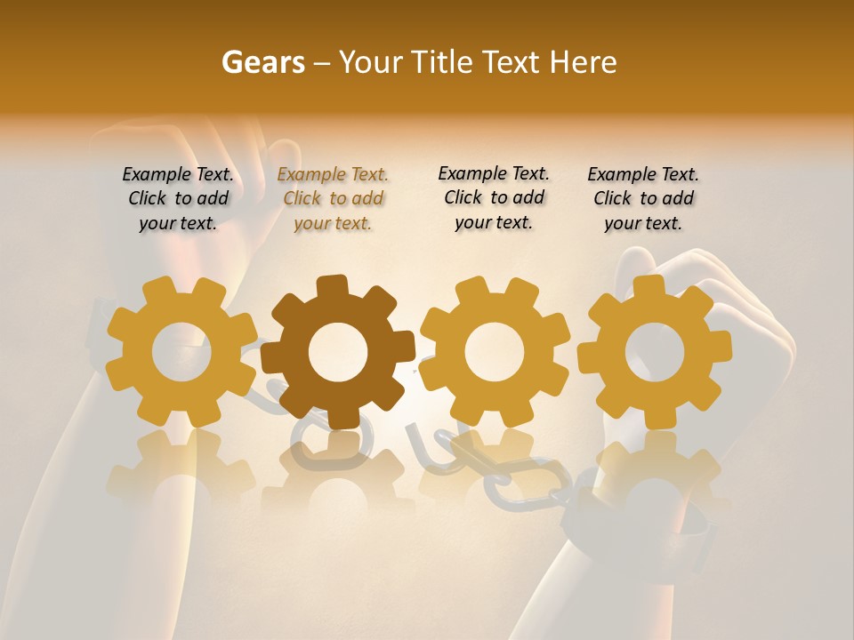 Power Body White PowerPoint Template