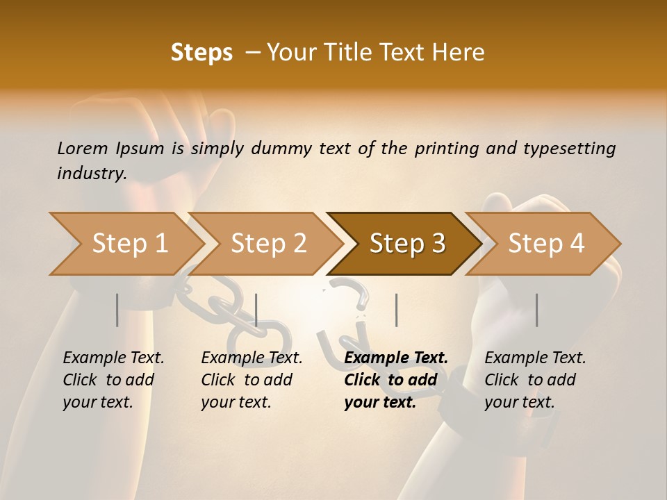 Power Body White PowerPoint Template