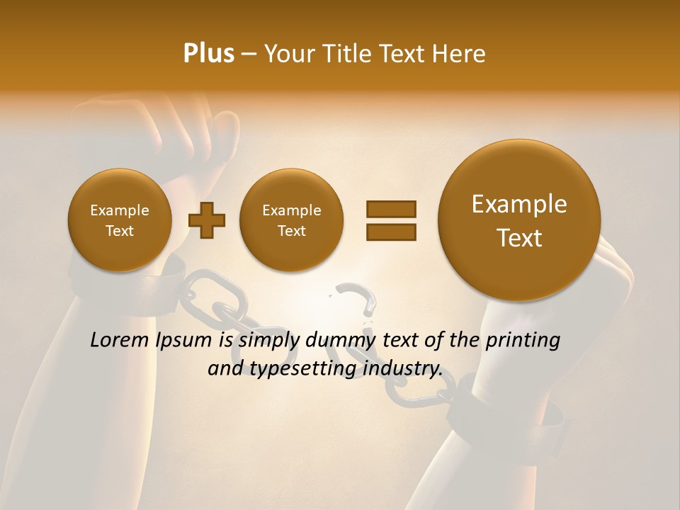 Power Body White PowerPoint Template