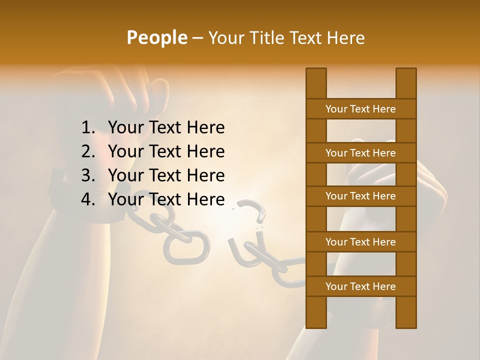 Power Body White PowerPoint Template