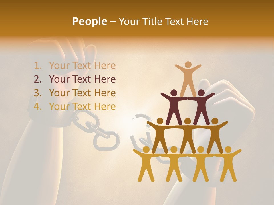 Power Body White PowerPoint Template