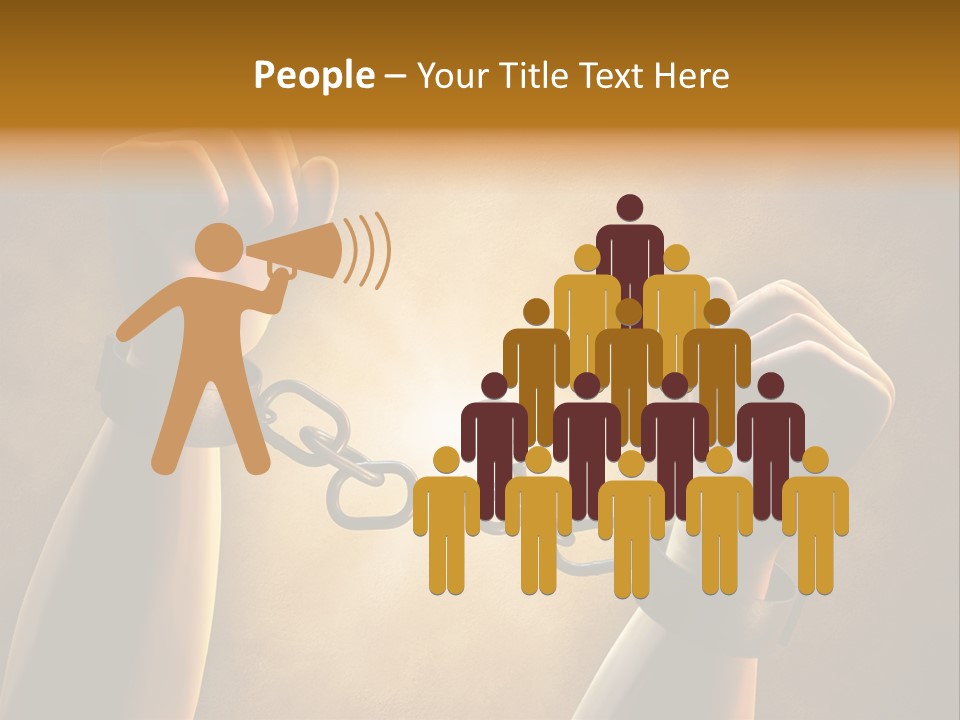 Power Body White PowerPoint Template