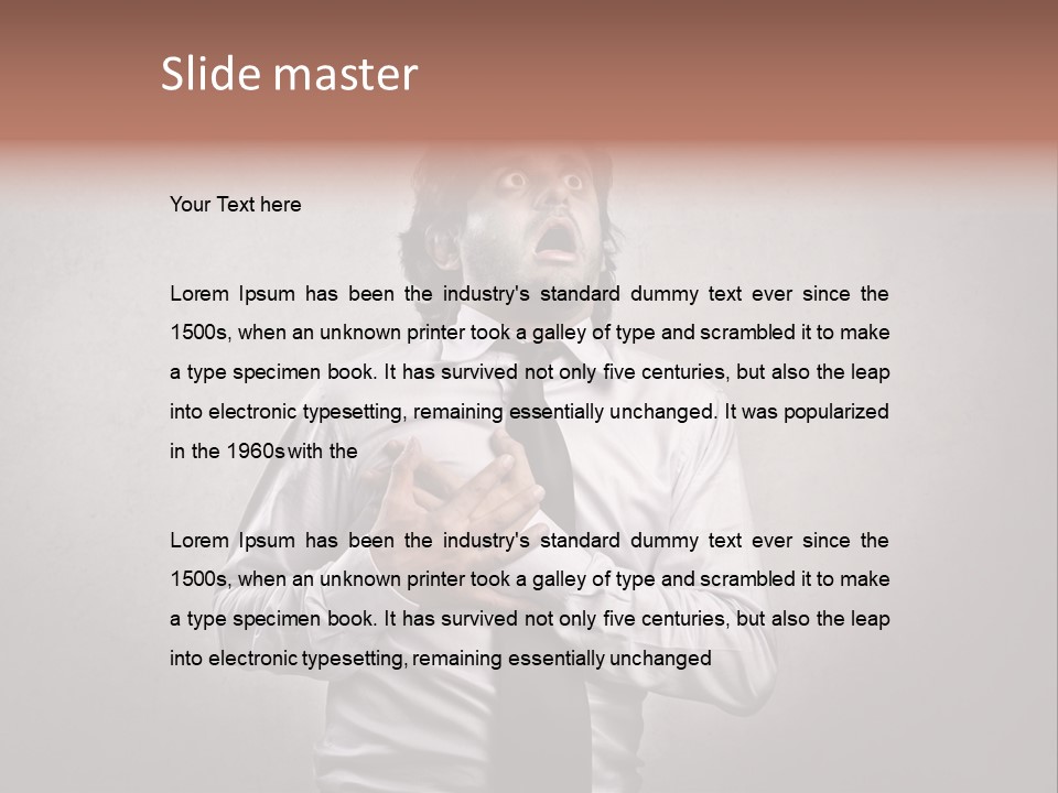 Infarct Business Die PowerPoint Template