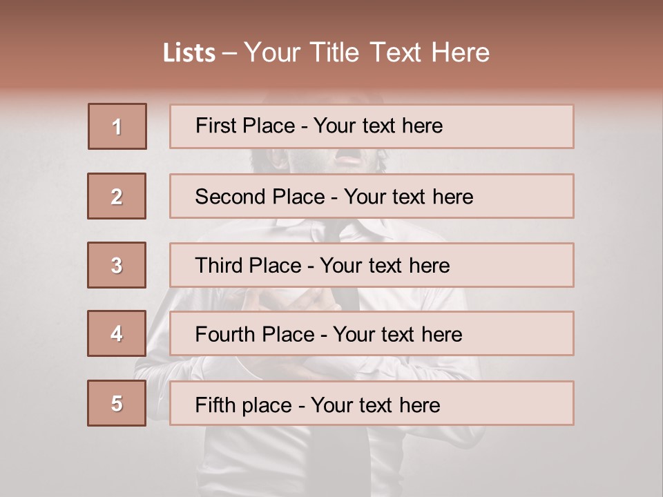 Infarct Business Die PowerPoint Template