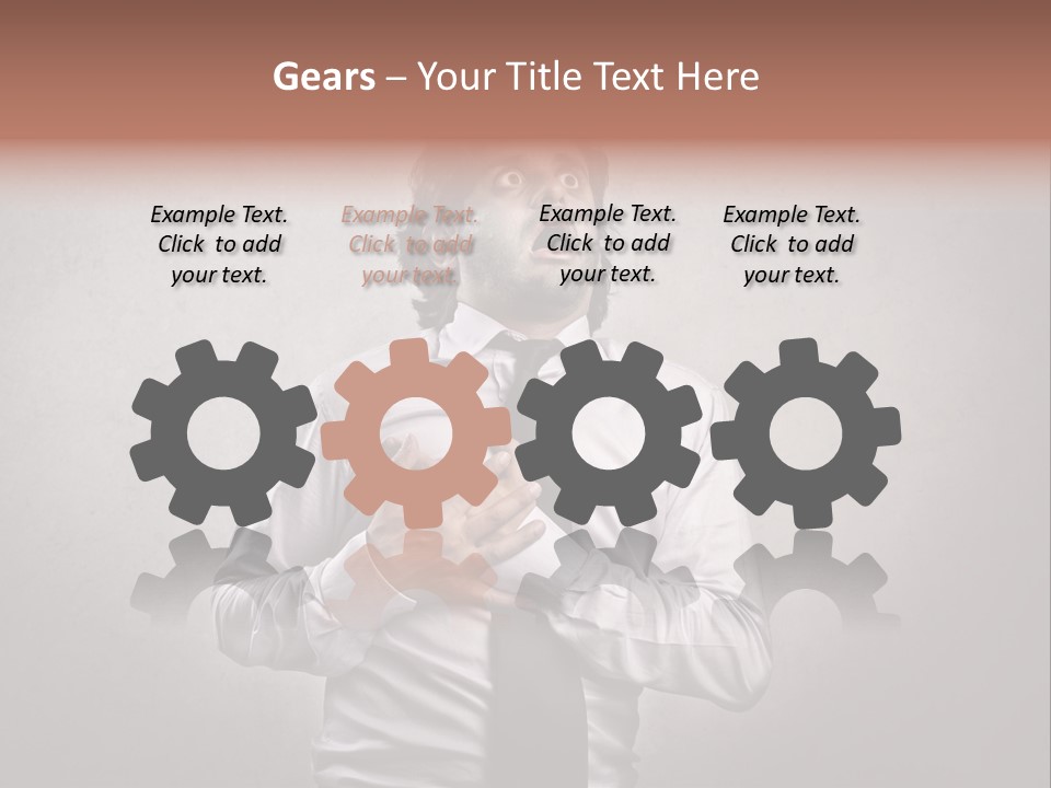 Infarct Business Die PowerPoint Template