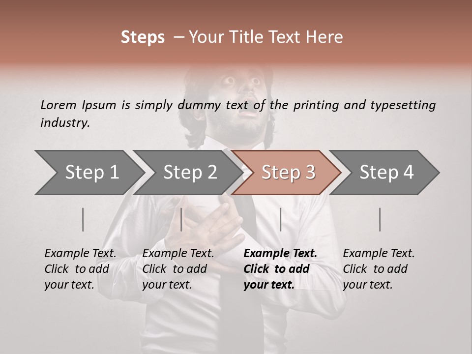 Infarct Business Die PowerPoint Template