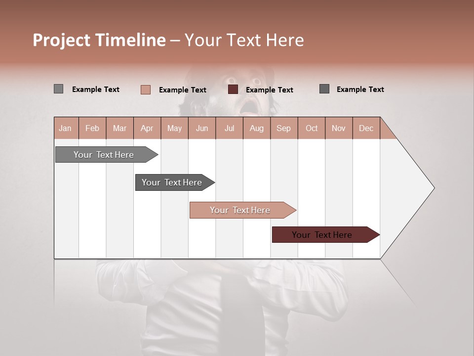 Infarct Business Die PowerPoint Template