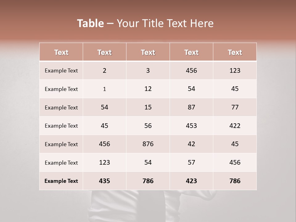 Infarct Business Die PowerPoint Template