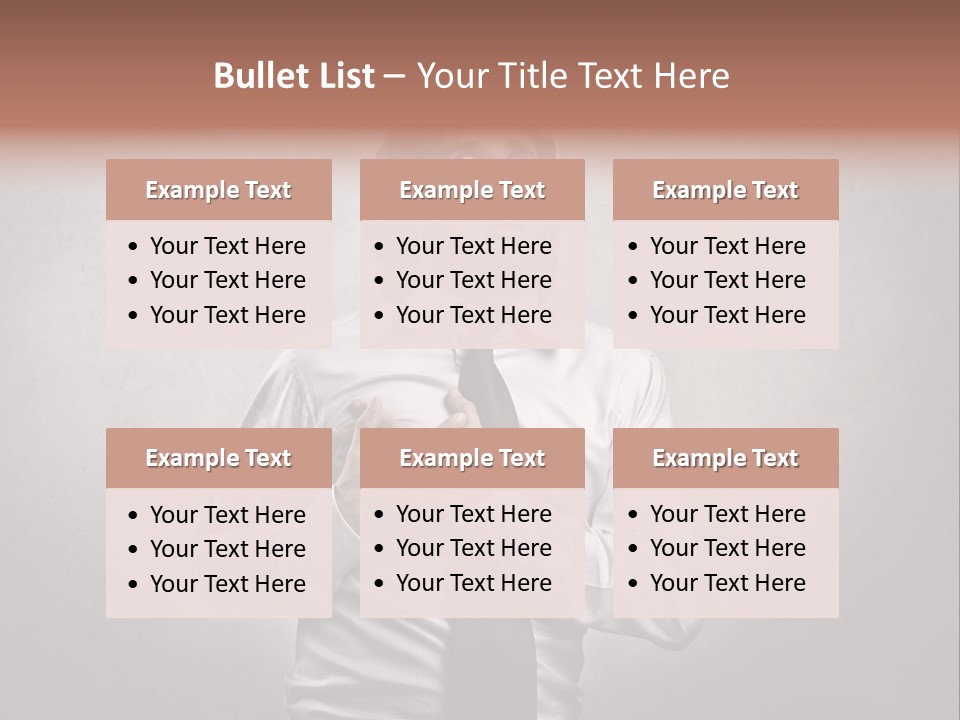 Infarct Business Die PowerPoint Template