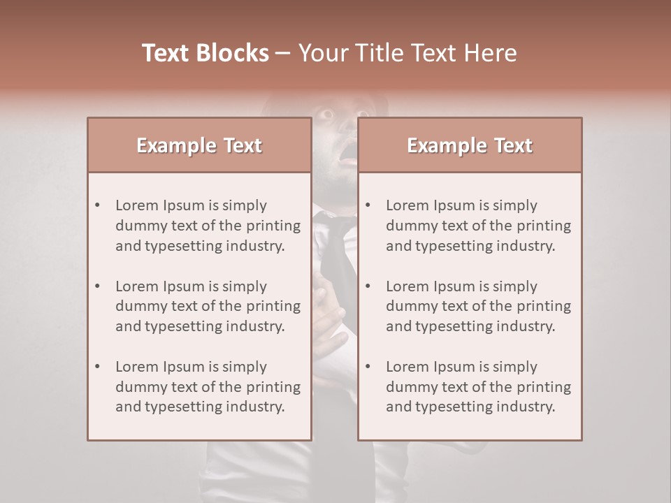 Infarct Business Die PowerPoint Template