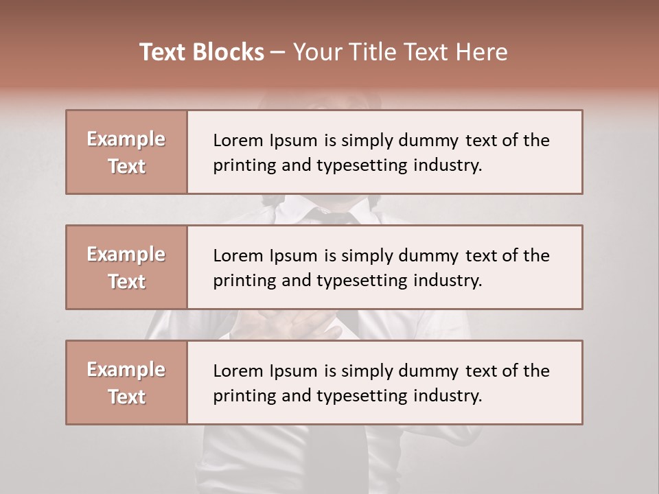 Infarct Business Die PowerPoint Template