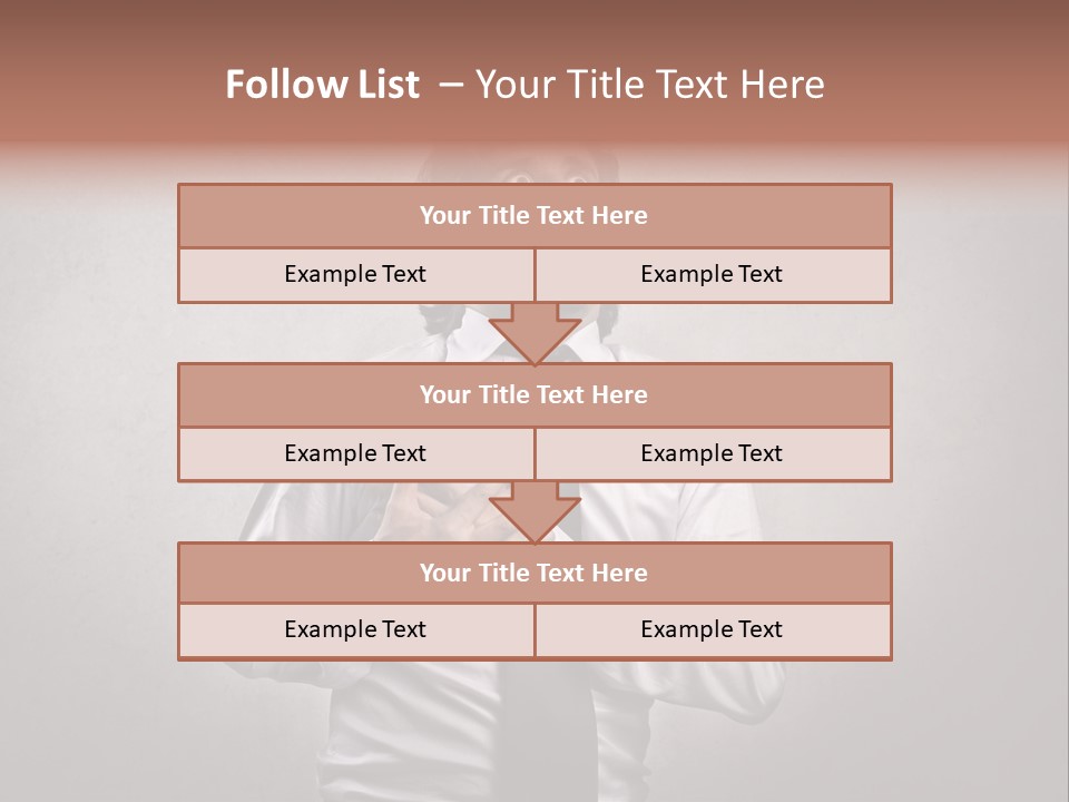 Infarct Business Die PowerPoint Template