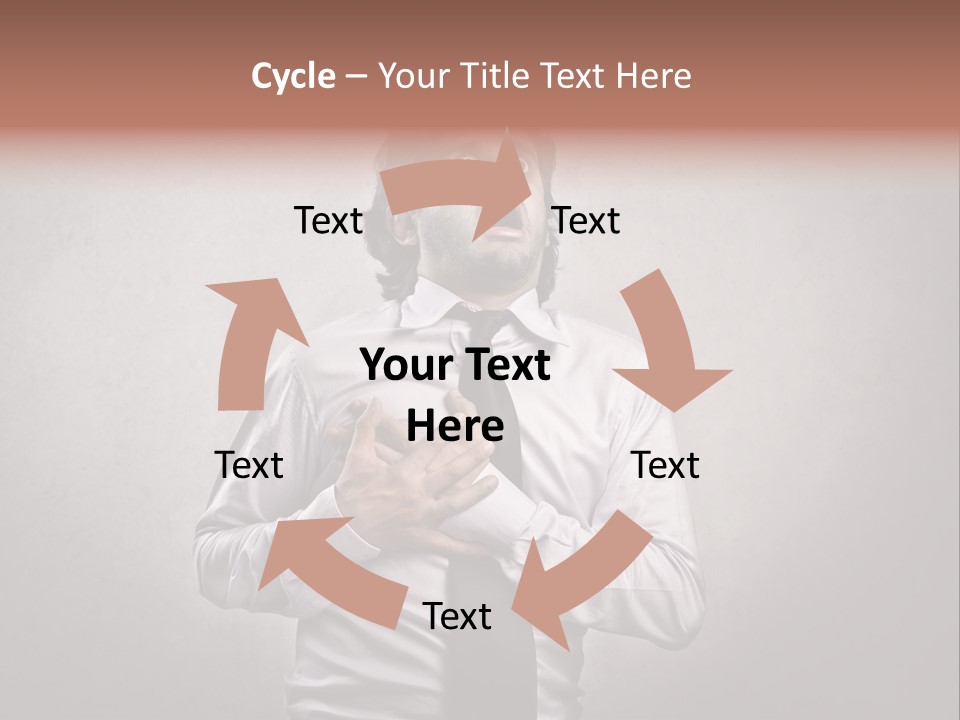 Infarct Business Die PowerPoint Template