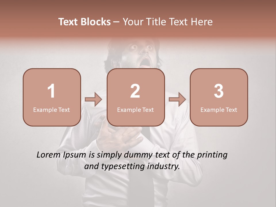 Infarct Business Die PowerPoint Template