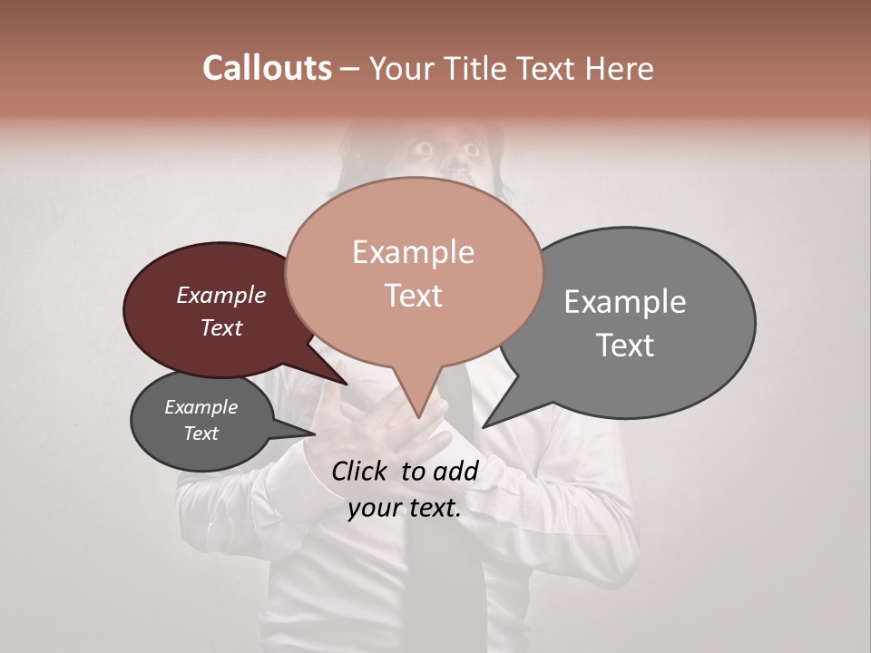 Infarct Business Die PowerPoint Template