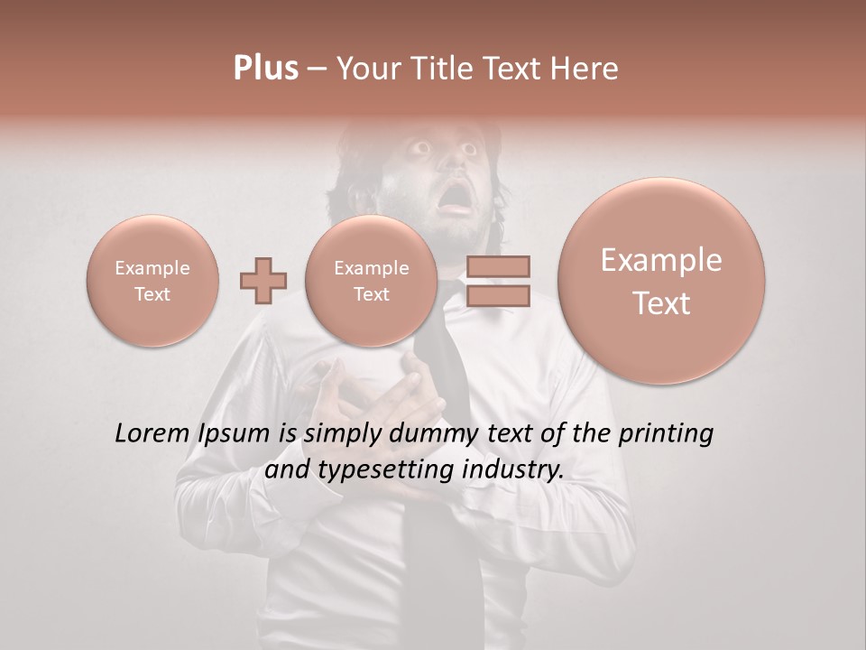 Infarct Business Die PowerPoint Template