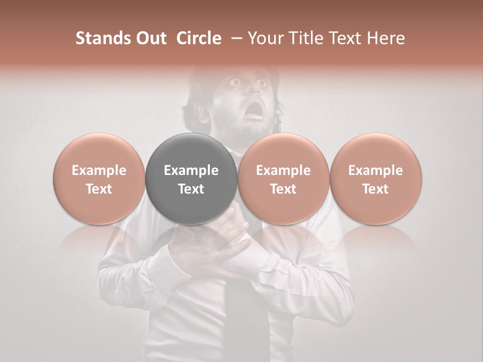 Infarct Business Die PowerPoint Template