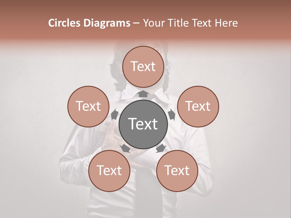 Infarct Business Die PowerPoint Template