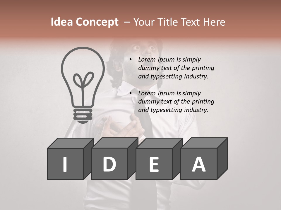 Infarct Business Die PowerPoint Template
