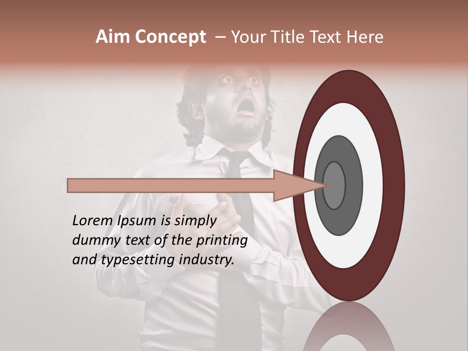 Infarct Business Die PowerPoint Template
