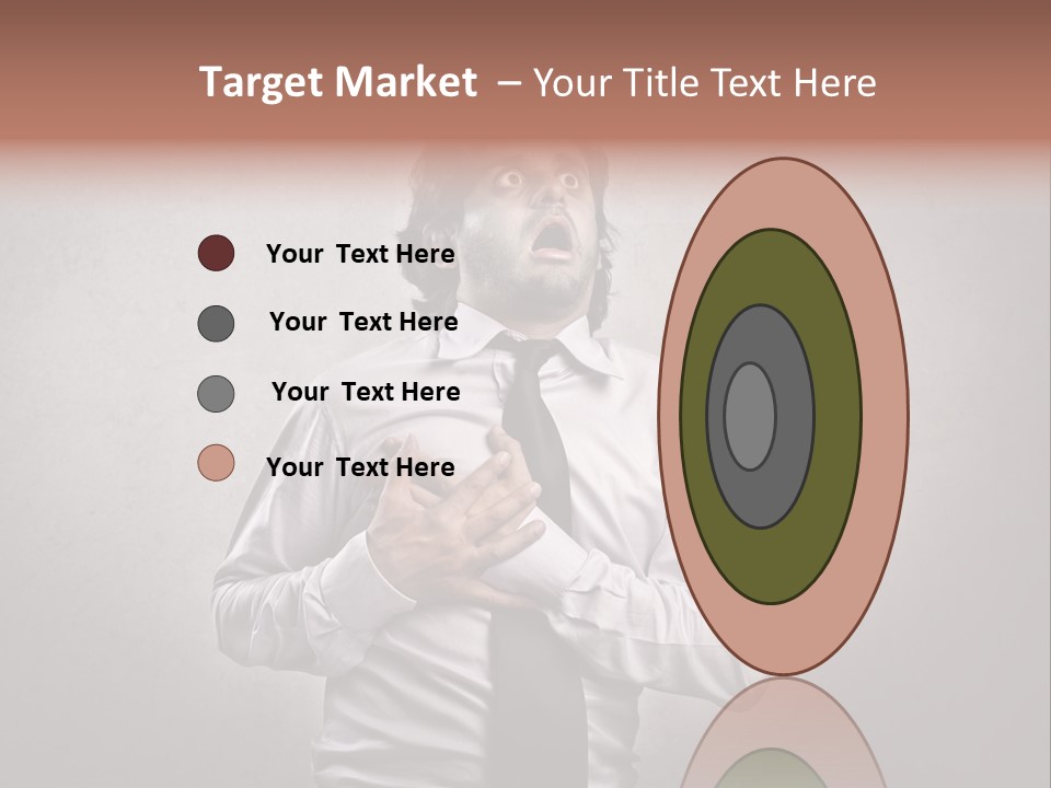 Infarct Business Die PowerPoint Template