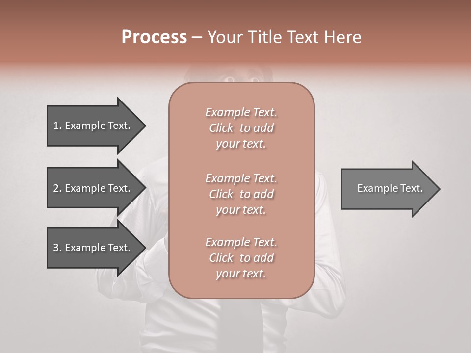 Infarct Business Die PowerPoint Template