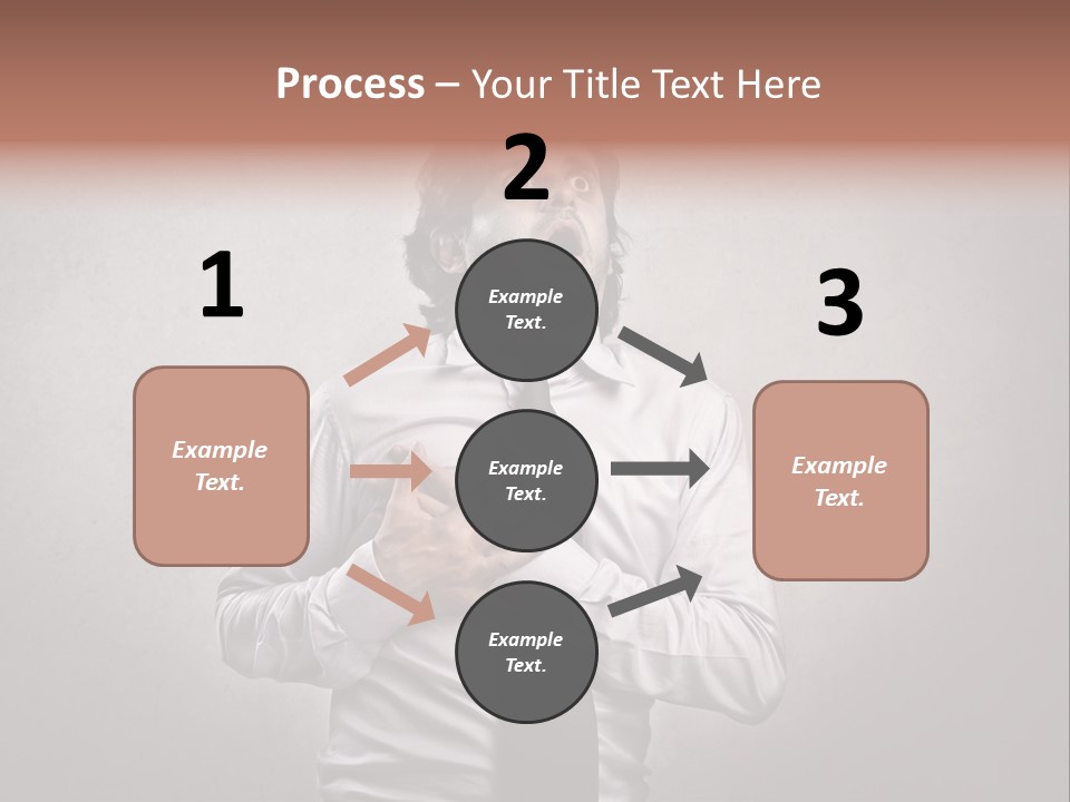 Infarct Business Die PowerPoint Template
