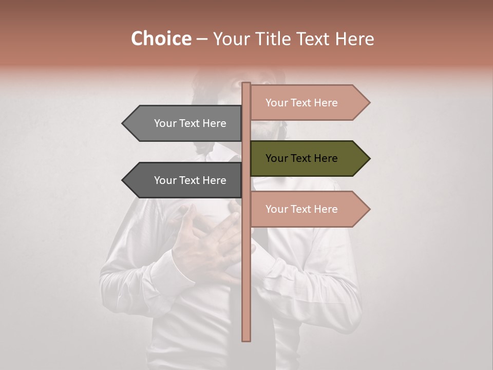 Infarct Business Die PowerPoint Template