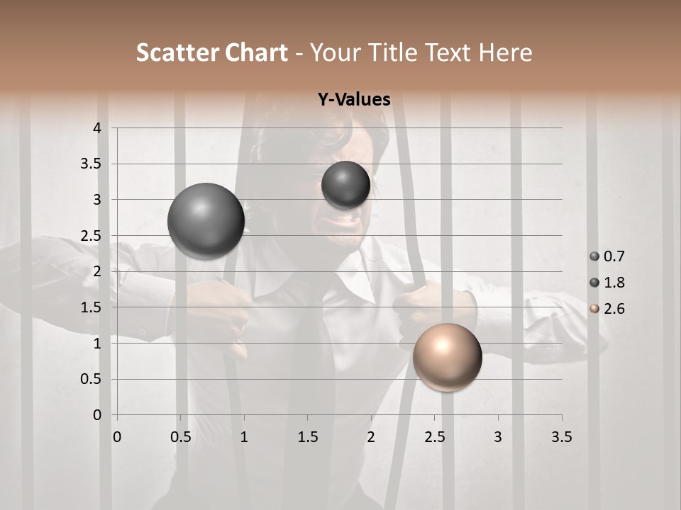 Jail Businessman Flee PowerPoint Template