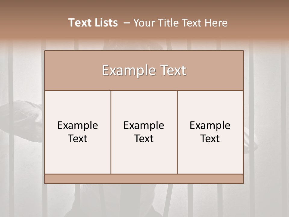 Jail Businessman Flee PowerPoint Template