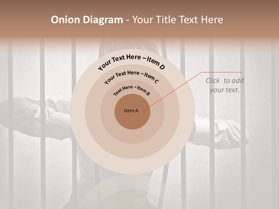 Jail Businessman Flee PowerPoint Template