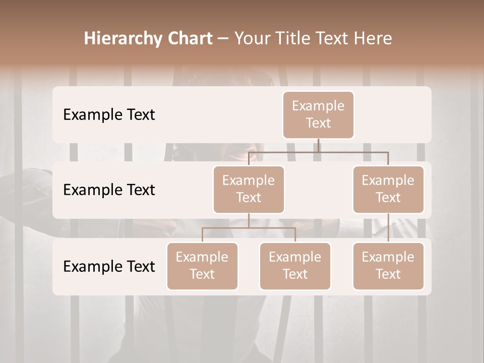 Jail Businessman Flee PowerPoint Template